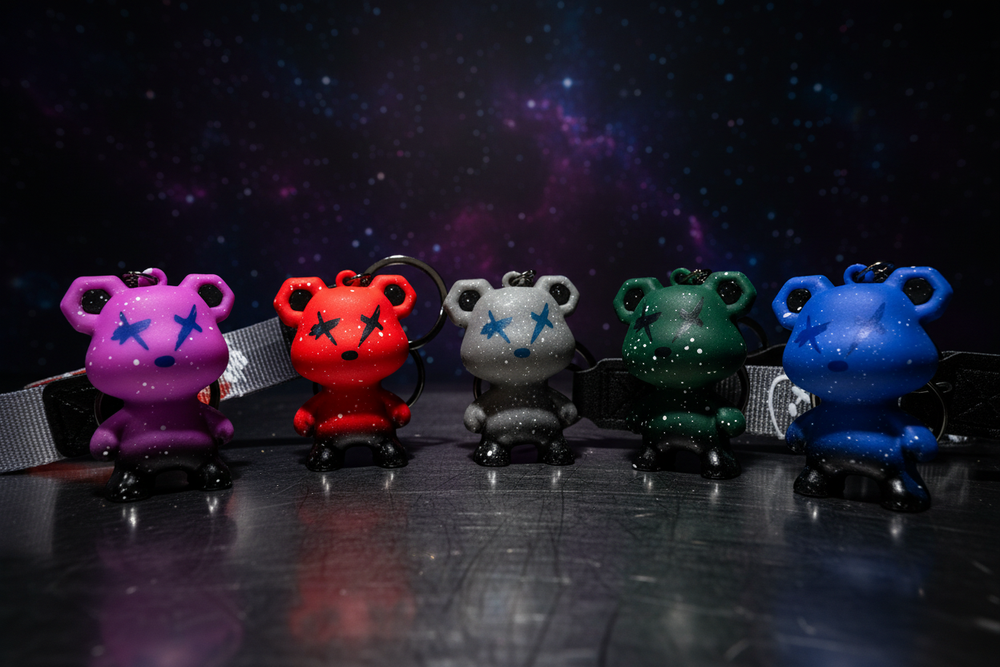 Cosmic Drip X-Bear Keychain - Full Collection